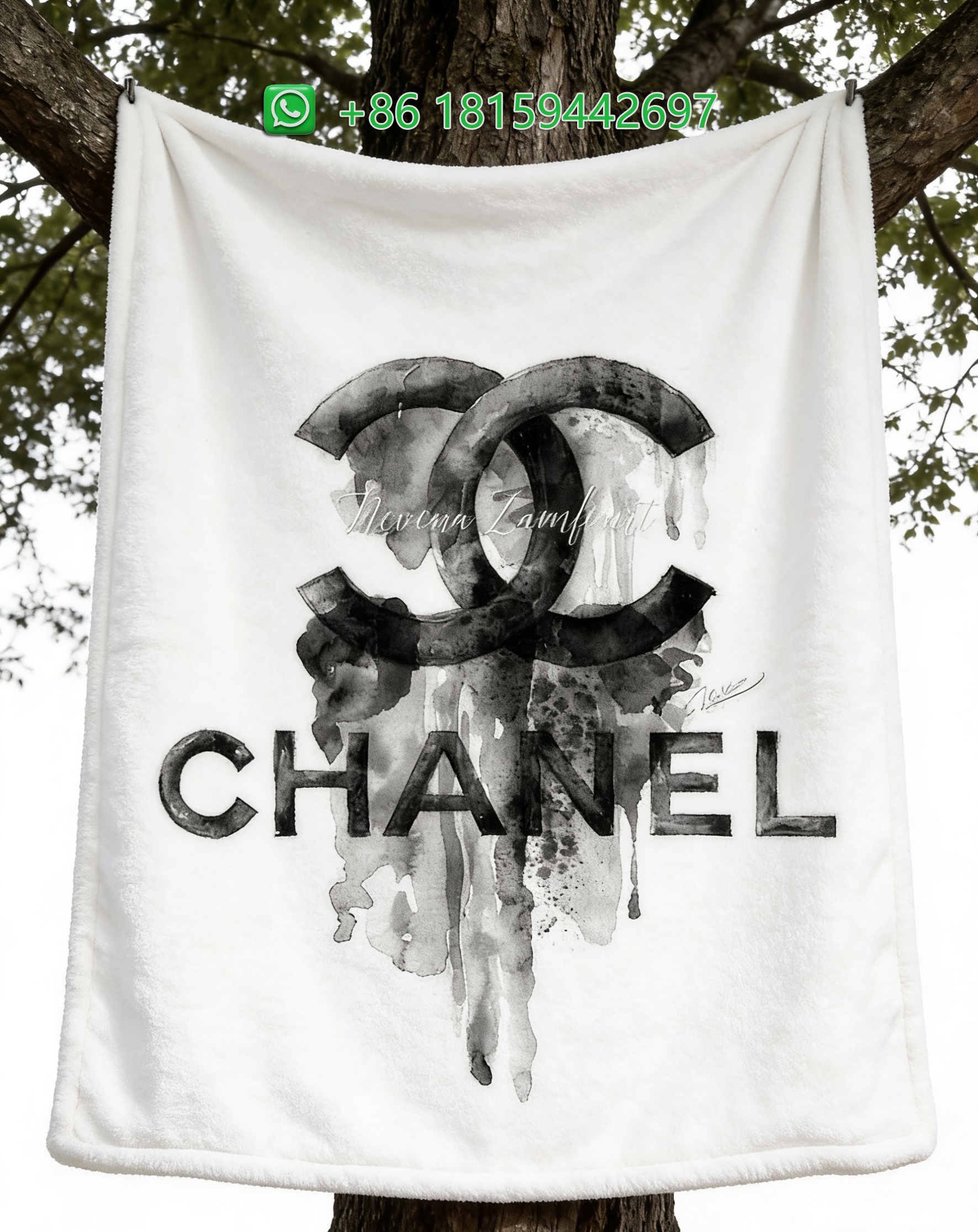 Chanel Throw Blankets